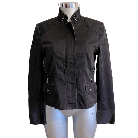 Utility Field Jacket Tactical Moto Biker Cargo Casual Contemporary Minimalist - Picture 1 of 10
